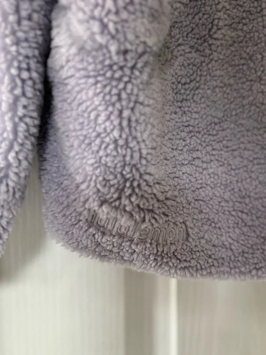 Lululemon Scuba Oversized Half Zip Fleece Pullover Lavender Purple - Picture 9 of 10